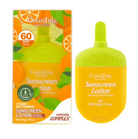 Gesichtssonnencreme SPF60 mit Vitamin C (Ein Stück)