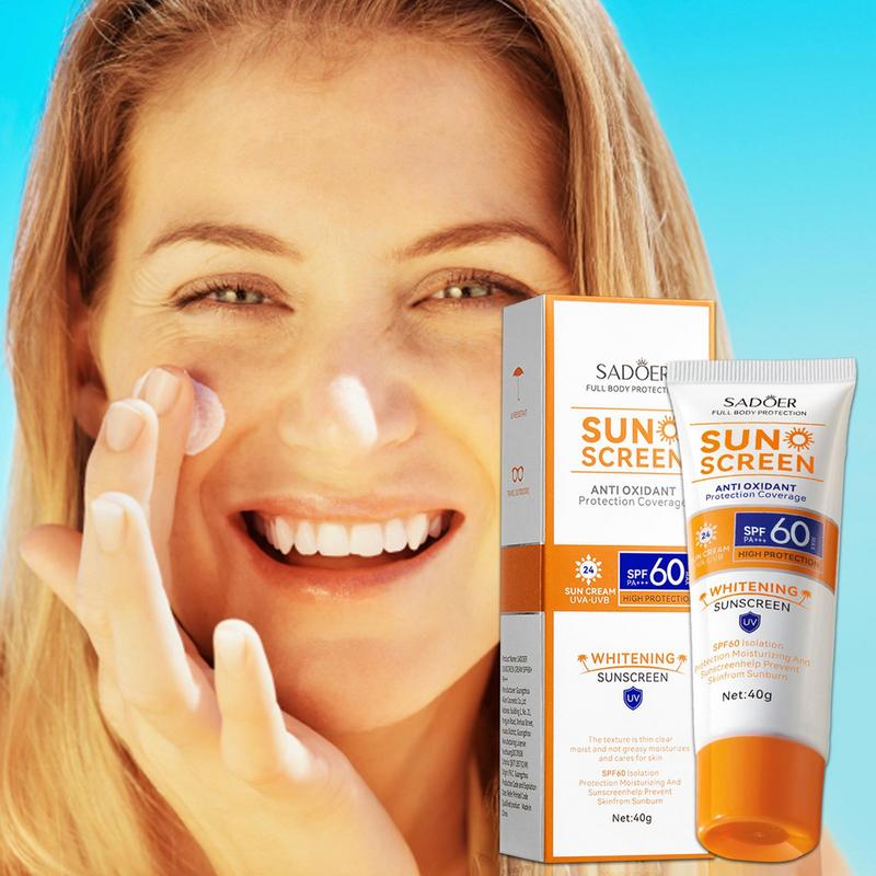 SADOER Natürliche SPF 60 Sonnencreme - Nicht fettend