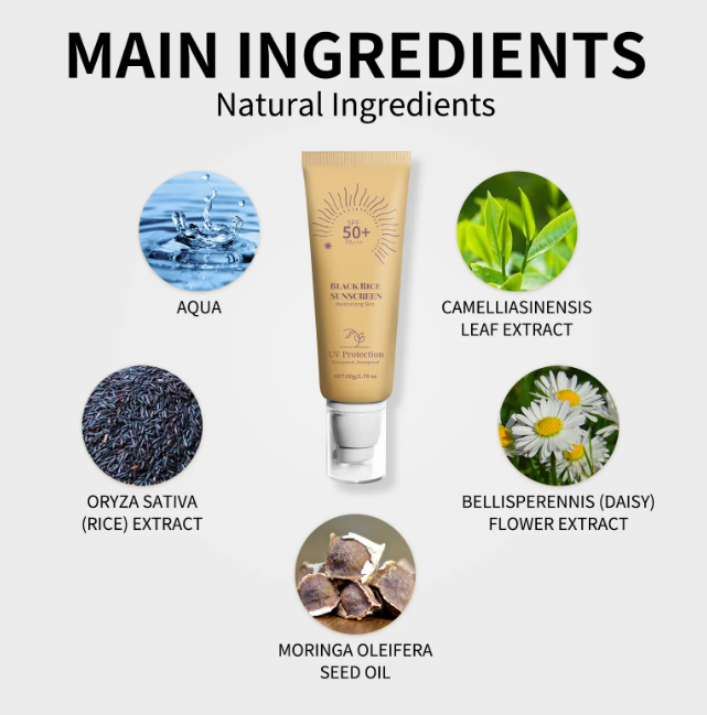 Schwarzer Reis Sonnencreme 50+