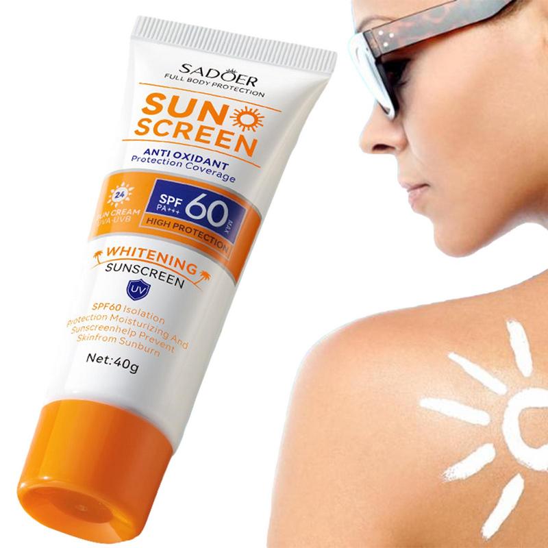 SADOER Natürliche SPF 60 Sonnencreme - Nicht fettend