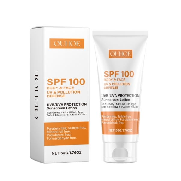 Ouhoe SPF 100 Schutz Sonnencreme Lotion Emulsion